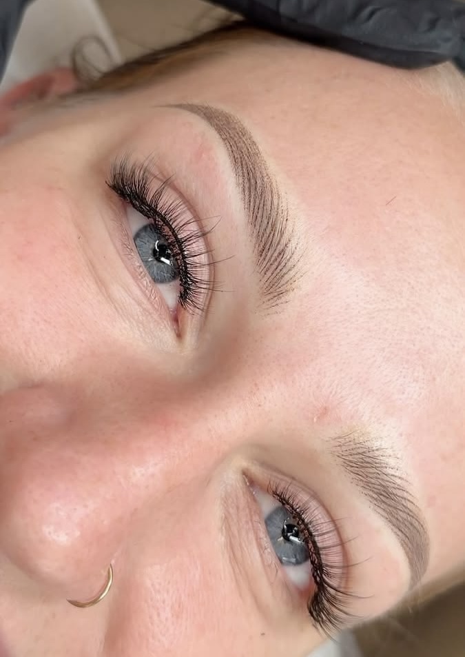 Combination brows finished result